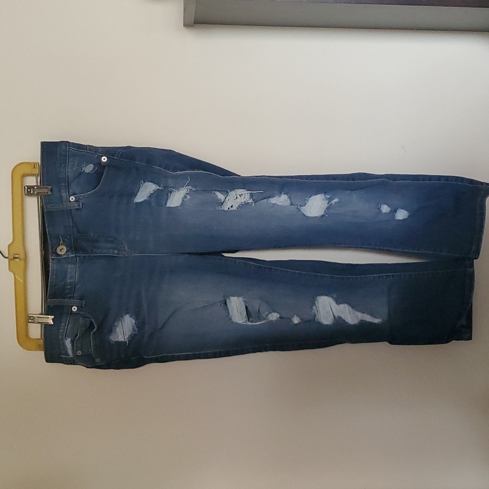 Torrid distressed bombshell skinny jean